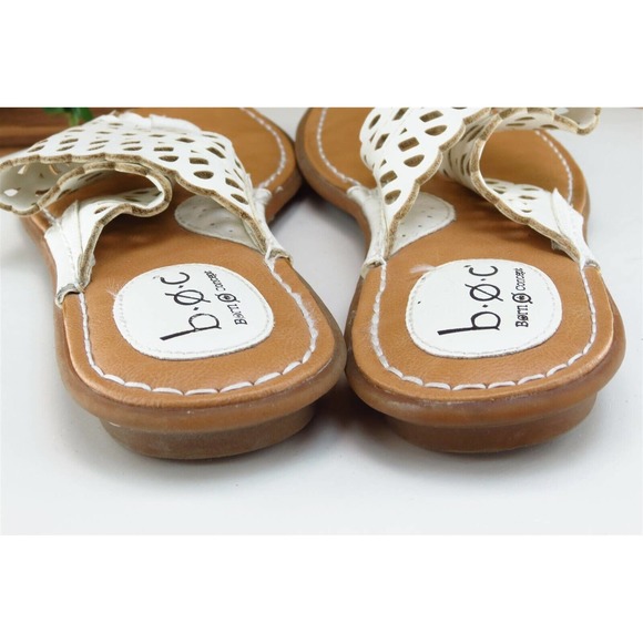 Born concept Sz 9 M White Flip Flop Synthetic‎ Women Sandals - Picture 5 of 7